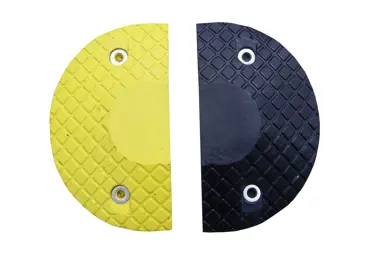 Retardér – kabelový přejezd 30 km/h, 20t, sada 2 ks, koncový díl – černá | žlutá